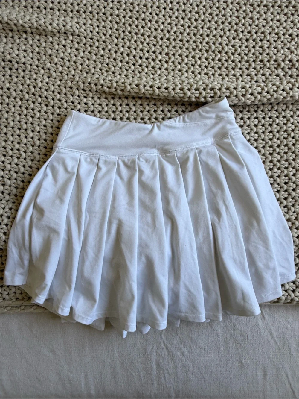 Kids White Pleated Skirt | Brand Not Specified